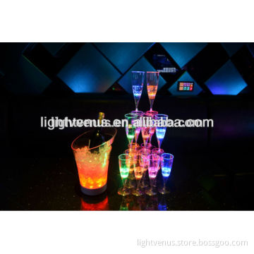 Liquid active glowing color change flash mug cup tumber for bar and party